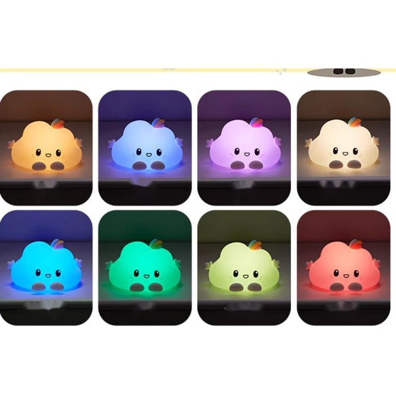 Cloud Silicone Night Internet Celebrity Ta Slee Comanion Nursing High-end Atmoshere Light Deskto Ornament Table_voghion.com