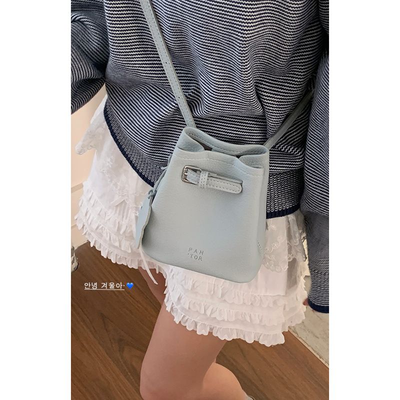 Borsa a tracolla versatile a secchiello, di alta qualità, minimalista, rosa, da donna, nuova moda 2025_voghion.com