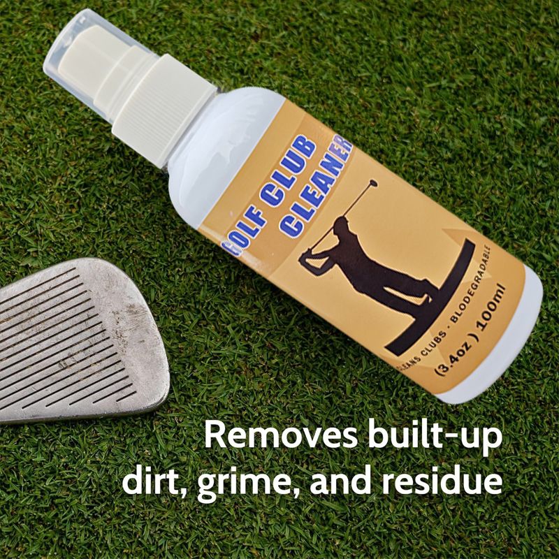 Spray detergente per mazze da golf, impugnatura per putter, rimuove sporco, erba e sabbia_voghion.com