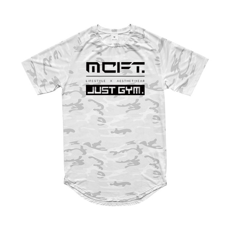Schnell trocknendes T-Shirt für Herren, atmungsaktiv, für Herren, Camo-Farbe, Fitness, kurzärmelig, eng anliegend, für Laufen, Sportbekleidung, Muskeln_voghion.com