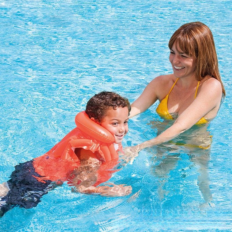 Intex Inflatable Swim For Children, Aid, Swimming Arm Float, PVC Water Safety Vest_voghion.com