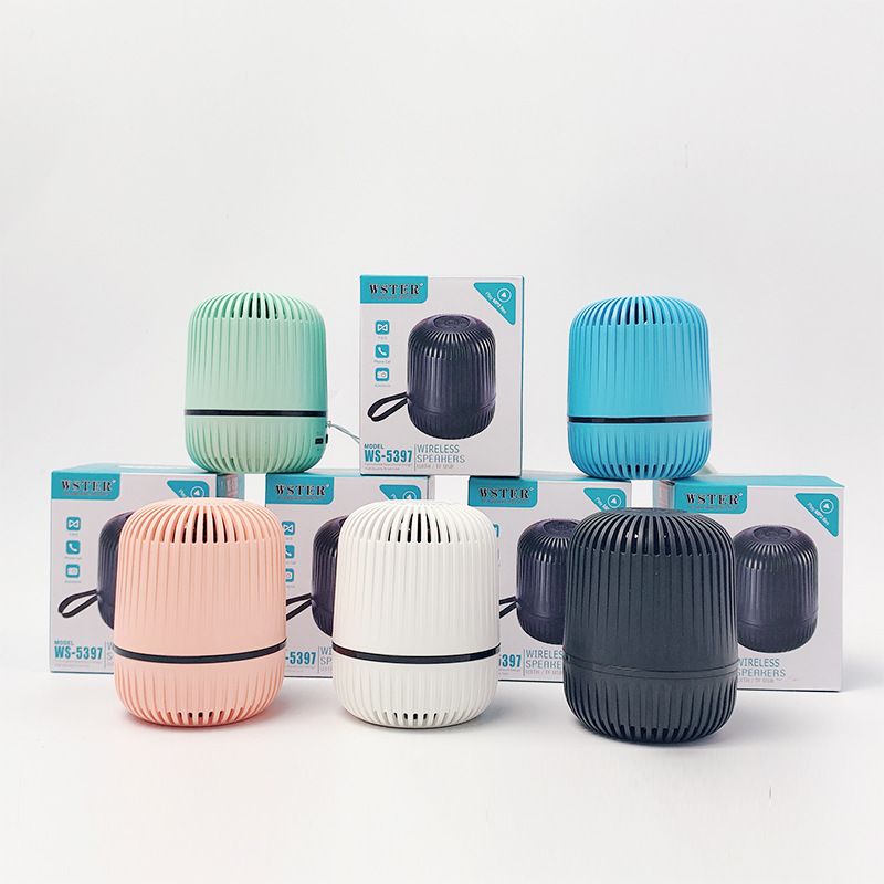WS-5397 Mini altavoz inalámbrico portátil para exteriores con Bluetooth, gran volumen, con enchufe para tarjeta TF_voghion.com