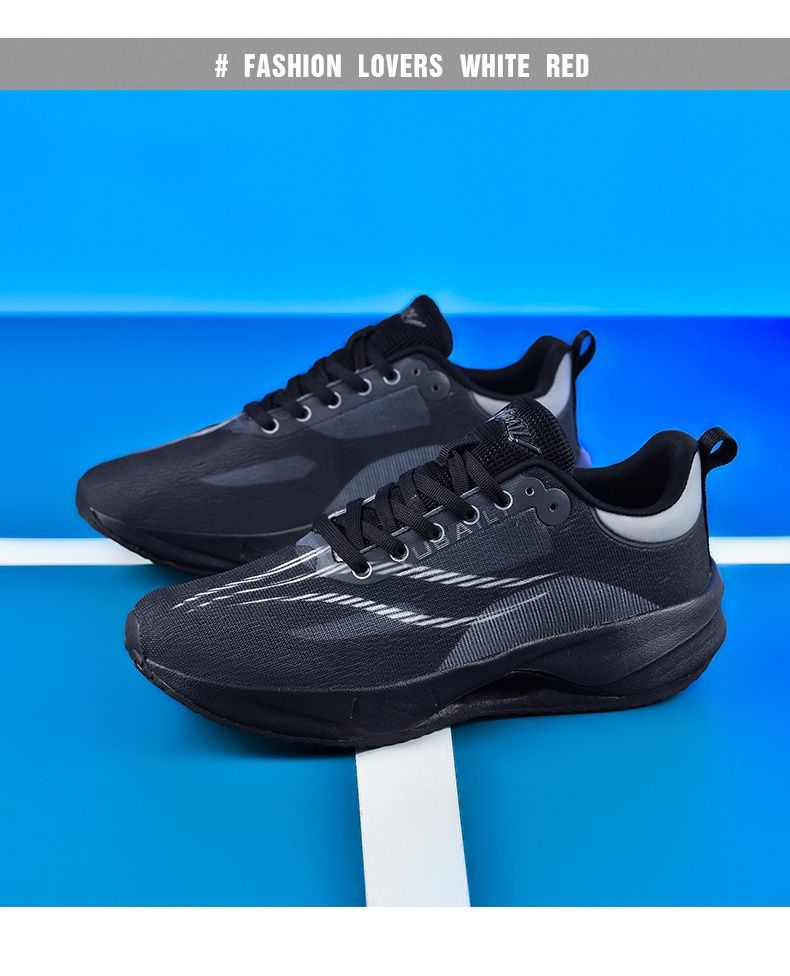 Zomer Nieuwe Koppel Stijl Ultra Lichte Mesh Ademende Carbon Board Hardloopschoenen, Sportschoenen_voghion.com