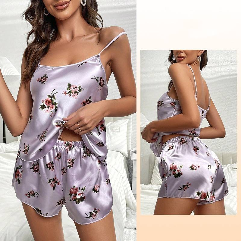 Women's Sleepwears Autumn Women's Pajamas Sexy Home Clothes Two Piece Suits Multiple Colors Optional_voghion.com