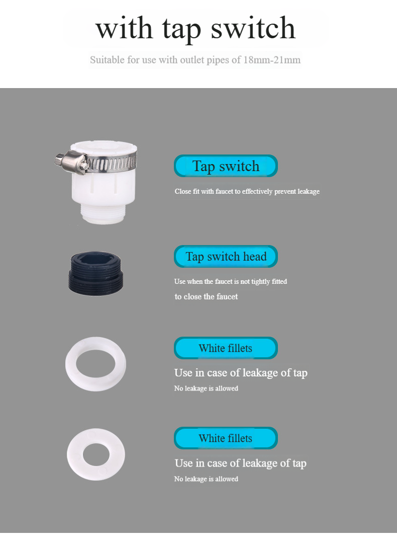 Waterbesparende kraanbeluchter met hoge druk - anti-spatfiltersproeikop met 3 standen, universeel geschikt voor keuken- en badkamergootsteen (BPA-vrij)_voghion.com