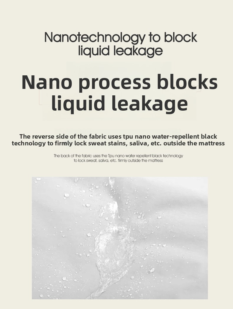 Protège-matelas matelassé en fibre de soja - Couverture complète, imperméable et antidérapant (hypoallergénique, respirant, lavable en machine)_voghion.com