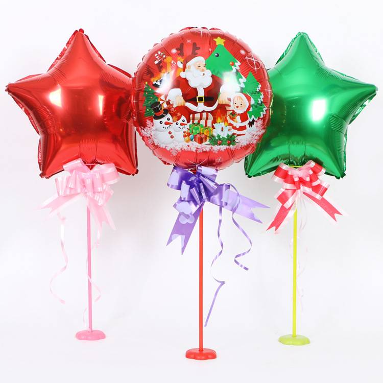 Decorazioni natalizie con palloncini - Disegni di stelle brillanti e pupazzi di neve per decorazioni natalizie_voghion.com