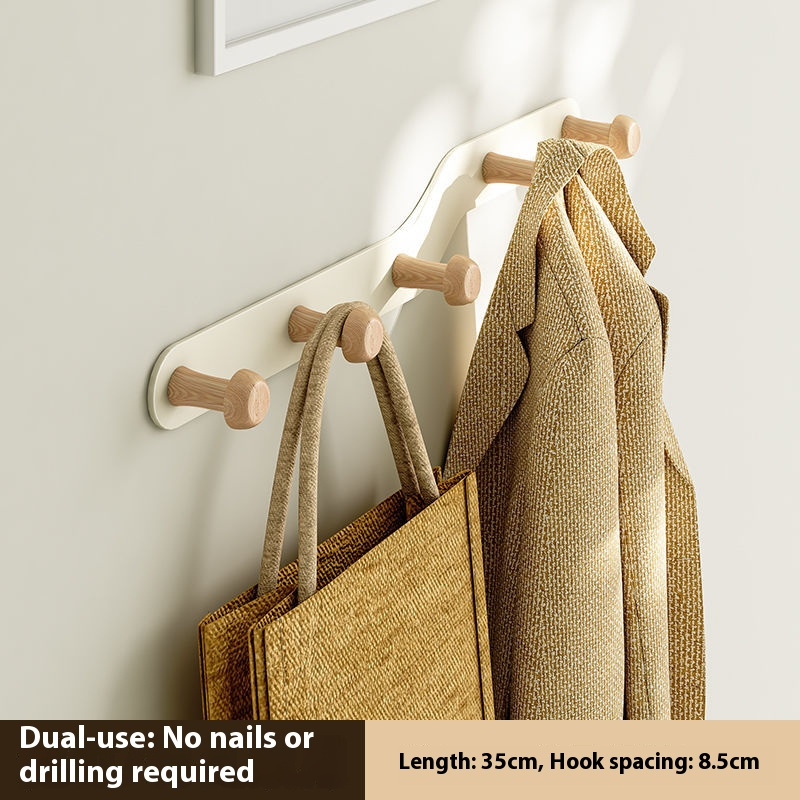 Ganchos de pared sin taladro: ahorra espacio en la puerta y la pared para abrigos, sombreros y bolsos (varios estilos y opciones de ganchos, hierro resistente a la oxidación)_voghion.com