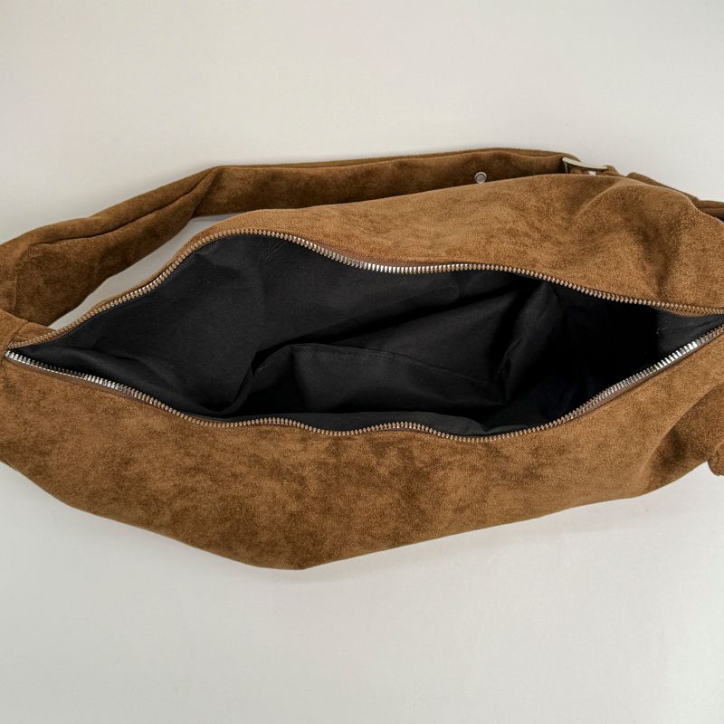 Sac en daim, grande capacité pour femme, nouveau sac à bandoulière décontracté automne-hiver 2025, sac rétro pour les déplacements_voghion.com