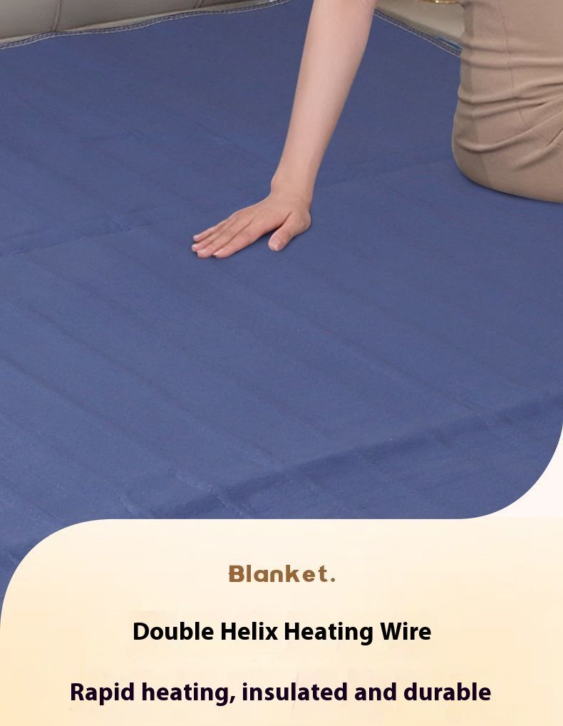 Smart Electric Blanket – Dual Control Heating Pad For Single/Double Bed, Auto-Adjusting Temperature, Waterproof & Anti-Mite (CE Certified, 220V AC)_voghion.com
