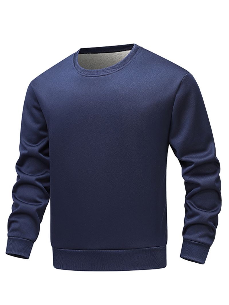 Felpa con cappuccio da uomo foderata in pile, calda e invernale, vestibilità comoda, casual, streetwear_voghion.com