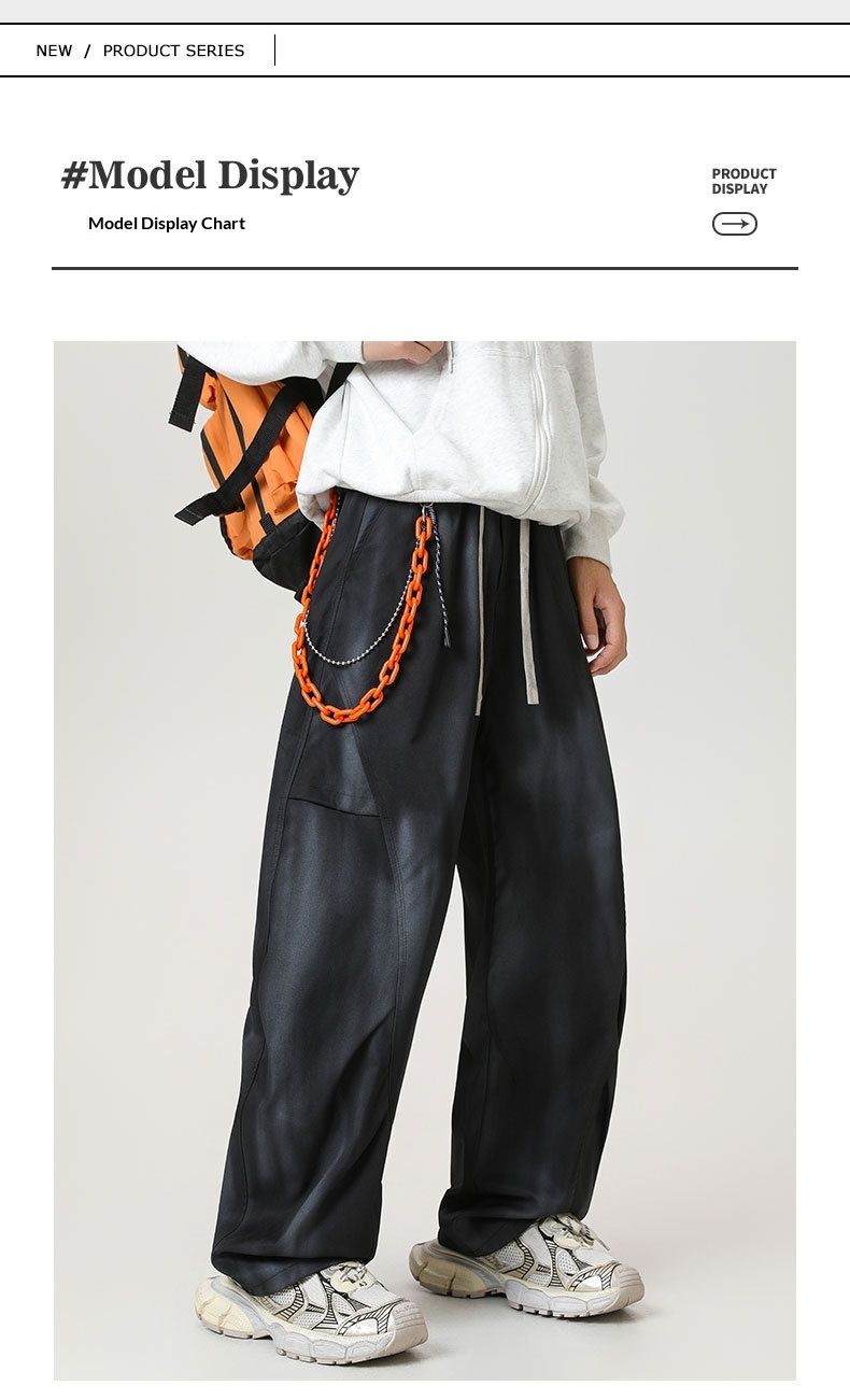 001 Cross-Border High Street American Style Trendy Paratrooper Long Functional Cargo Men's Outdoor Oversized Retro Gradient_voghion.com