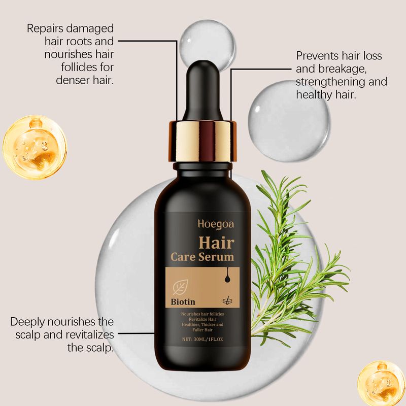 Siero volumizzante HOEGOA, nutriente, idratante, liscio e leggero, per la cura quotidiana dei capelli_voghion.com