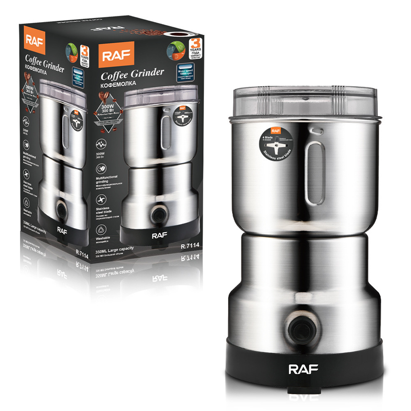 RAF Electric Dry Household Lightweight Grinding Cup Portable Coffee Bean Grinder R.7114_voghion.com