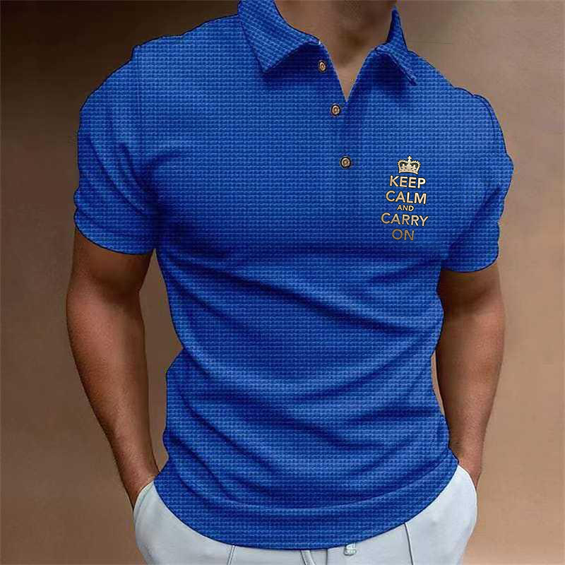 T-shirt da uomo POLO a maniche corte con cerniera a maniche corte nuova estate 2023_voghion.com