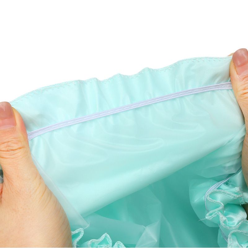 Herbruikbare douchekap voor vrouwen - Dubbellaags waterdichte haarbeschermer (Extra dekking, perfect voor baden, wassen, haar en spa)_voghion.com