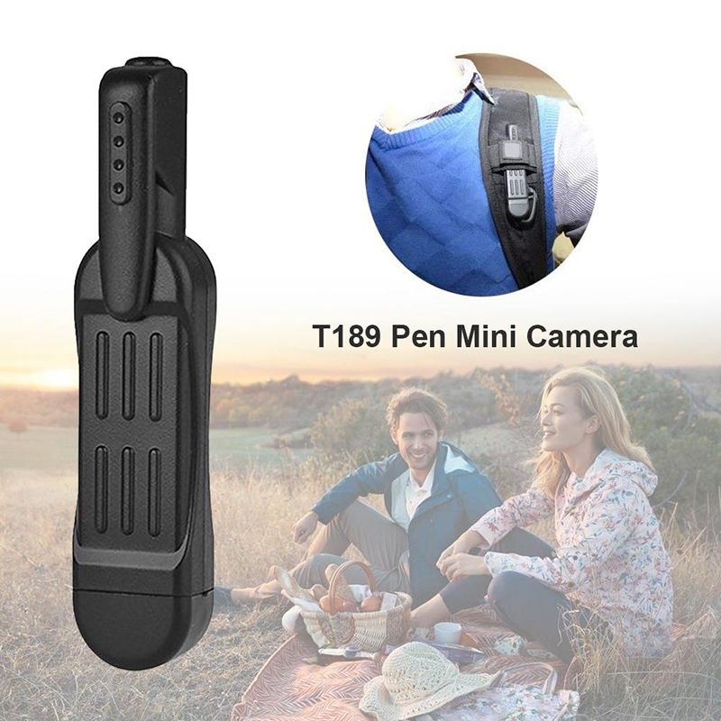 Full HD 1080P T189 Mini Camera Wearable Body Pen Cam Digital Small Sport DV Micro Camcorder Video Recorder Support Hidden Card_voghion.com
