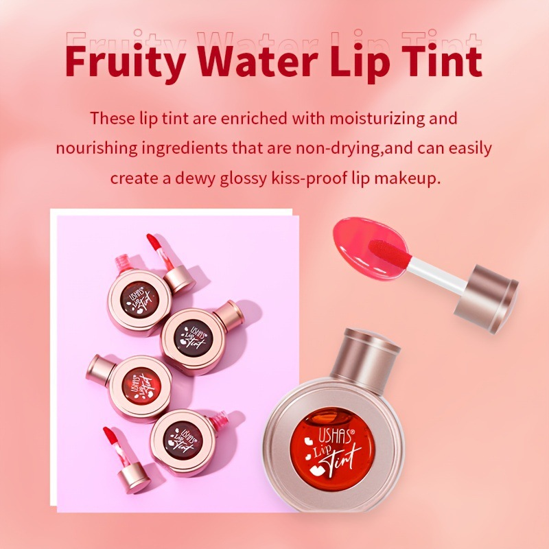 (Displaybox) USHAS Air Lipstick langanhaltender Lipgloss lässt Ihre Lippen funkeln und faszinieren_voghion.com