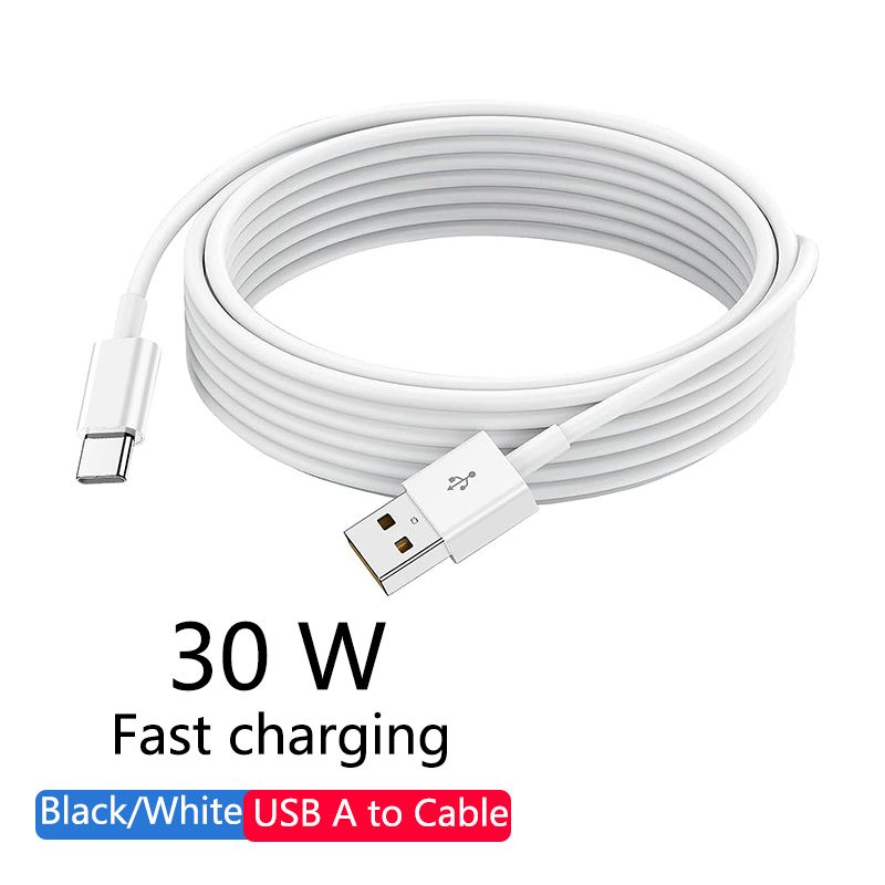 30W A bis Typ Kabel Datum Syuc Kabel für Samsung Huawei Xiaomi USB C Telefon Schnellladezubehör 1M 2M 3M_voghion.com