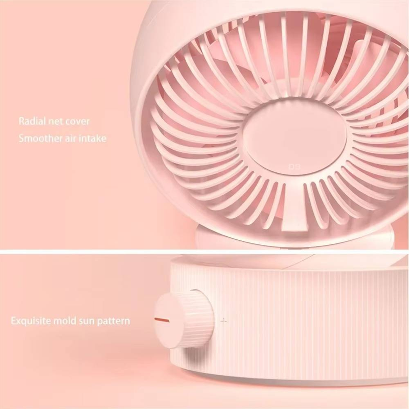 Fan Portable Air Conditioner USB Mini Electric Mute Rechargeable Desktop Strong Wind Gifts_voghion.com