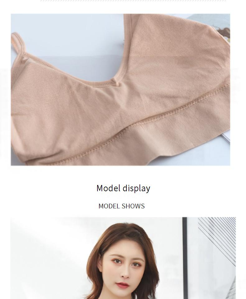 Women's Intimates Big U Sports Bottom Beautiful Back Sling Inner Wear With Chest Pads To Wrap The Chest To Prevent Exposure Tube Top Underwear_voghion.com