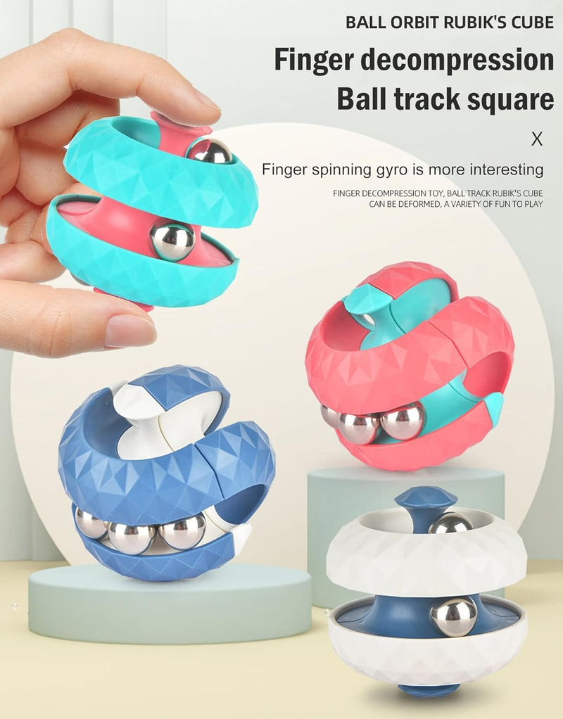 Giocattolo Orbit Ball unico, flipper da dito con pista originale, giocattoli creativi per la decompressione, giochi puzzle come regali antistress per bambini con ADHD_voghion.com