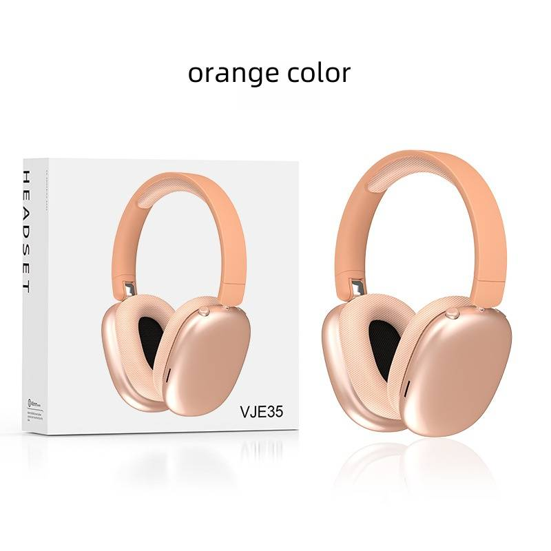 Wireless Bluetooth Headphones Over-Ear, Lightweight Comfort, 50-Hour Playtime, Hi-Fi Stereo Sound, Built-in Mic, Foldable Design For Travel_voghion.com