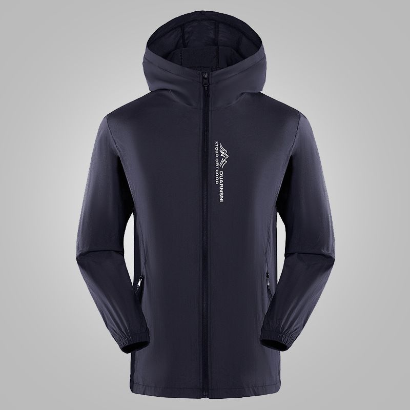 "Men's UPF50+ Sun Protection Jacket – Lightweight Nylon Cooling Fishing & Outdoor Shirt (3 Colors, M-4XL)"_voghion.com