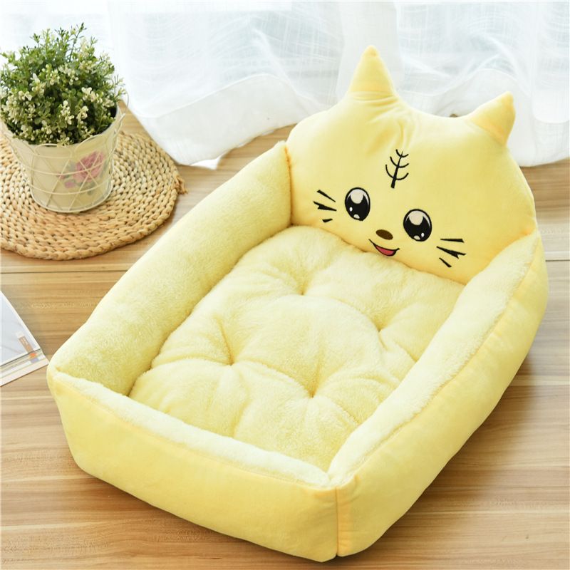 All-Season Universal Large And Small Dogs Internet Celebrity Cartoon Bed Dog Mat Cat House Pet Supplies_voghion.com