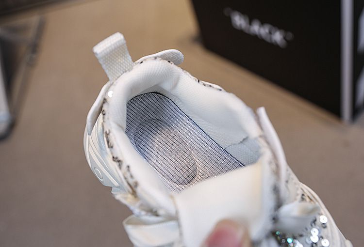 Mother & Kids Sneakers Baby Girl Princess Soft Sole Fashion Shoes Sequin Butterfly Shoes_voghion.com
