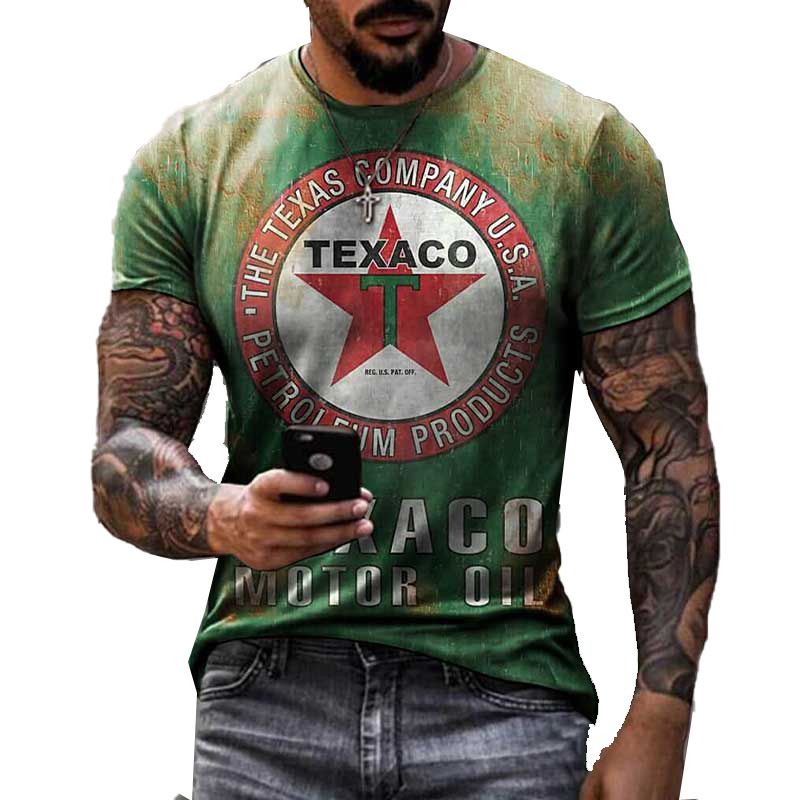 Personalized Unisex Casual Short Sleeve Fashion Versatile Loose 3D Couple T-Shirt_voghion.com