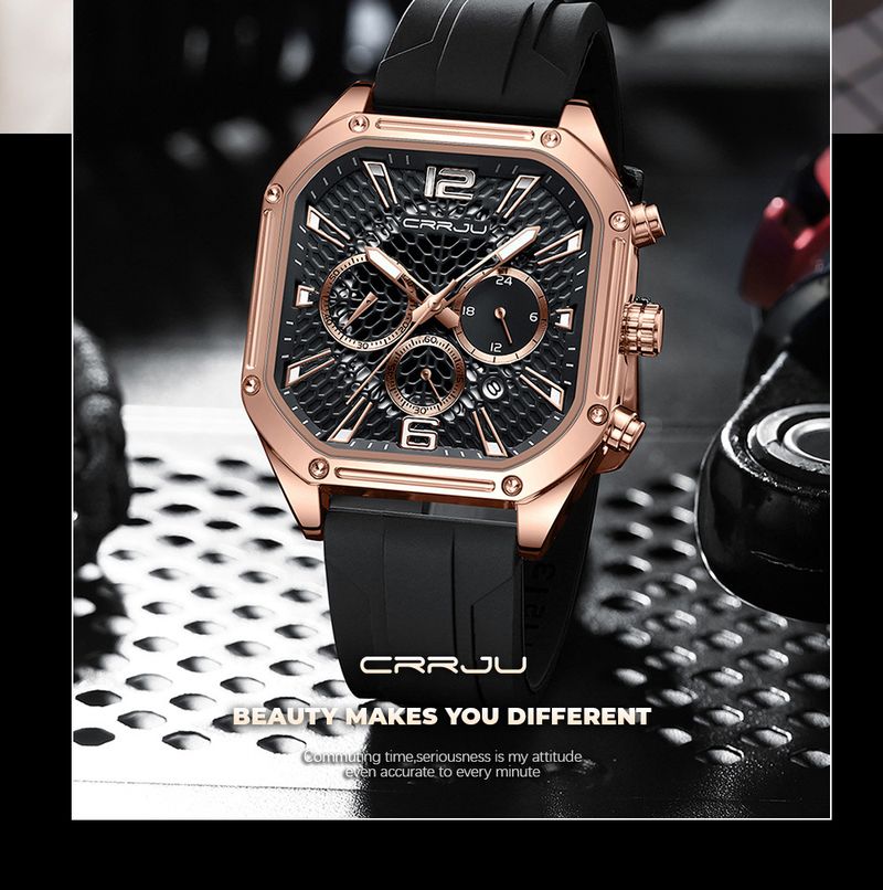 Square Leather Strap Watch With Waterproof Calendar Function For Couples, Casual Style, Quartz Movement Square Watch_voghion.com