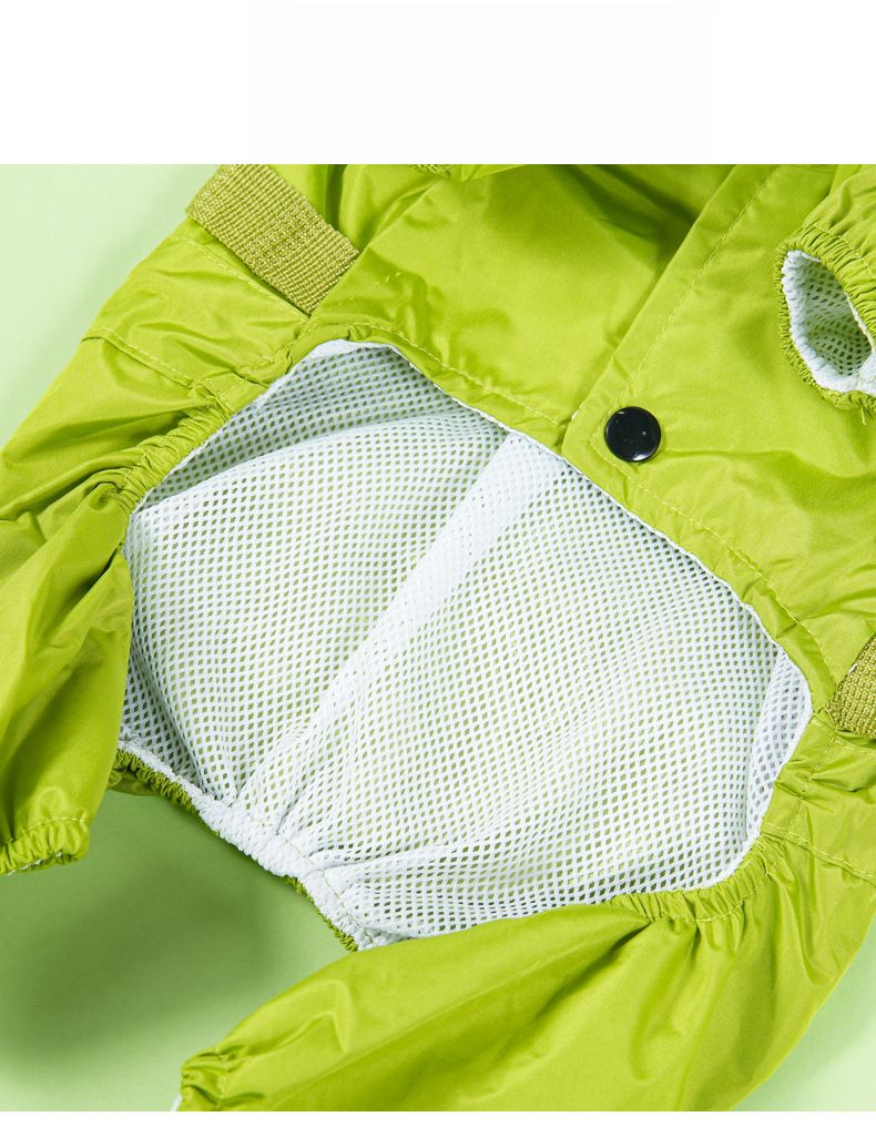 Clothing Universal Raincoat Large Small Full Coverage Leash Outdoor Dog Pet Clothes_voghion.com