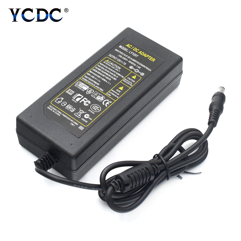 DC 12V 7A Plug Charger Universal US/EU/UK/AU 12V 7A AC100-240V To DC Power Supply Adapter Converter Module Stable High Power_voghion.com
