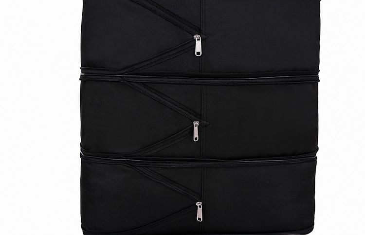 Opvouwbare tas voor twee doeleinden Grote capaciteit met stille wielen Back Pull Oxford stoffen bagagetas Reistas Luchtverzending_voghion.com