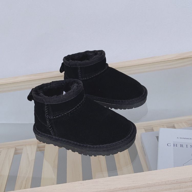 Scarpe per bambini Ragazzi Ragazze Ultra Mini Stivali invernali per bambini Piccoli Stivali da neve caldi alla caviglia morbidi e spessi in pelliccia per bambini Bassi_voghion.com