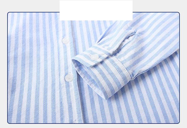 Simples primavera e outono moda casual camisa de manga longa para meninos crianças confortáveis com capa listrada topo_voghion.com