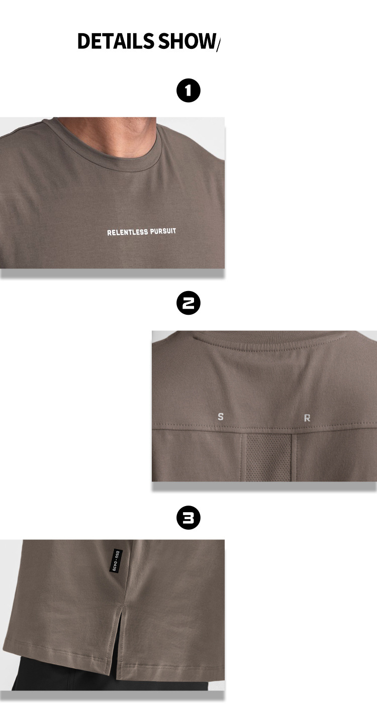 Man's clothing Men's tank top loose crew-neck sports vest men's quick drying breathable base top_voghion.com