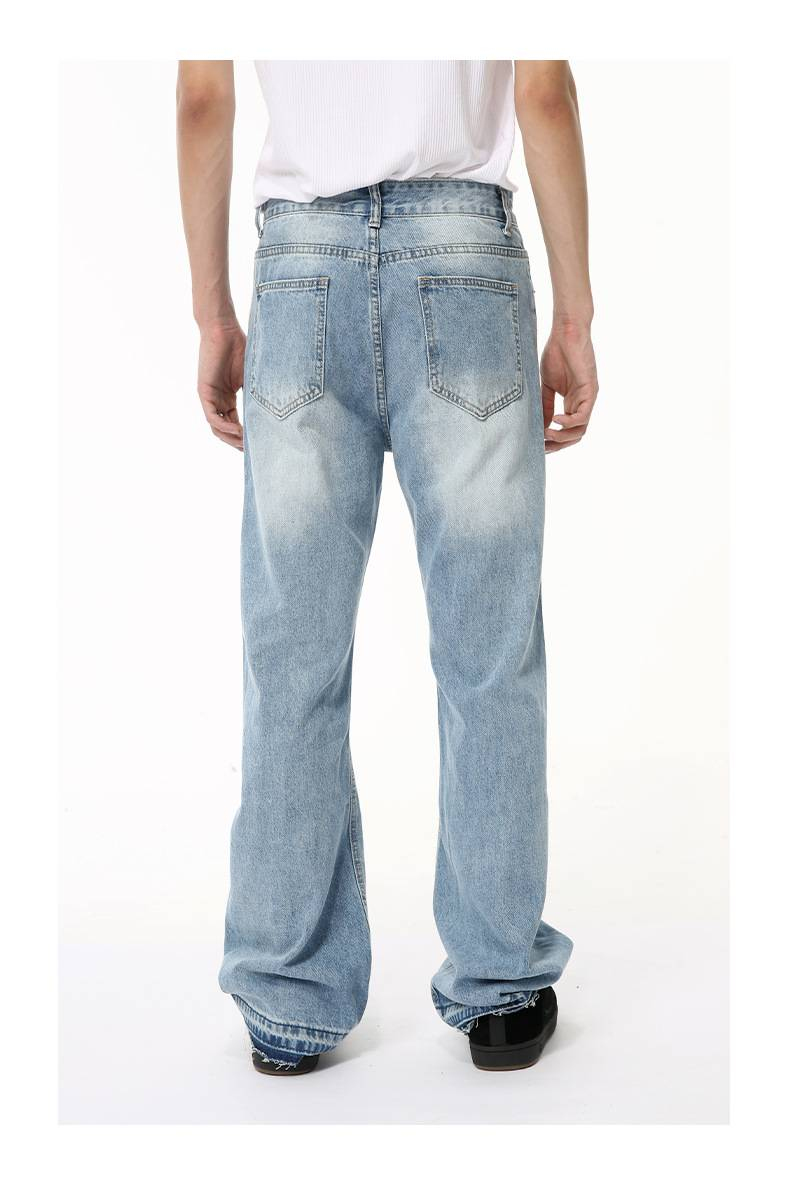Men's Clothing 2025 Winter New Products Basic Simple Washed Flared Jeans Casual_voghion.com