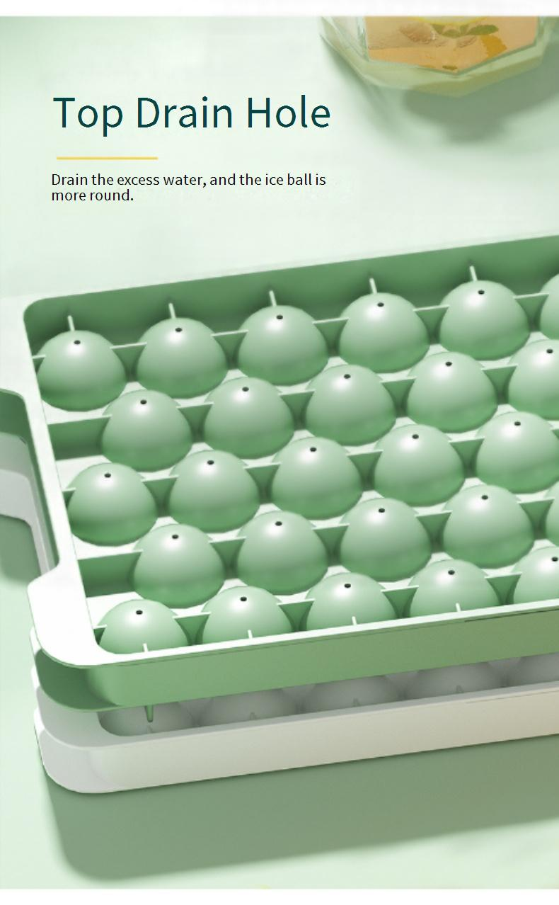 Ice Ball Mold 33 Ice Cube Mold Creative Home Ice Ball Ice Maker Food Grade Ice Making Mold_voghion.com