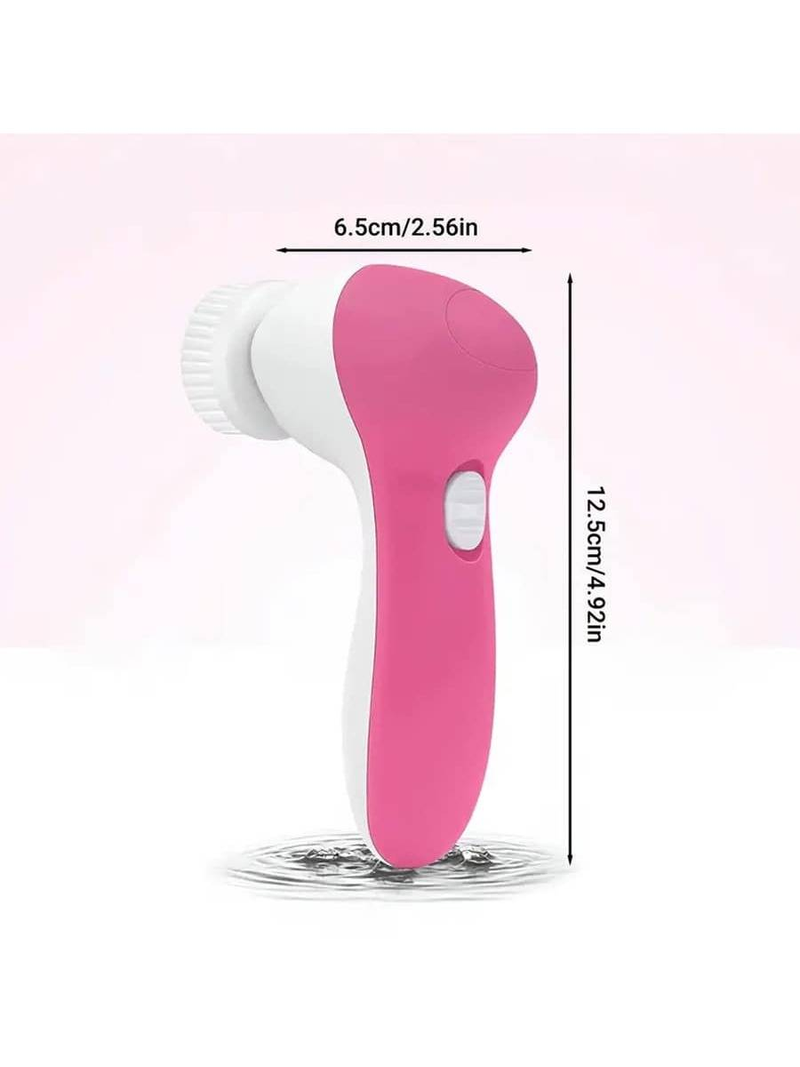 Spazzola elettrica per la pulizia del viso 5 in 1: deterge in profondità, rimuove i punti neri, esfolia e massaggia per una pelle radiosa!_voghion.com