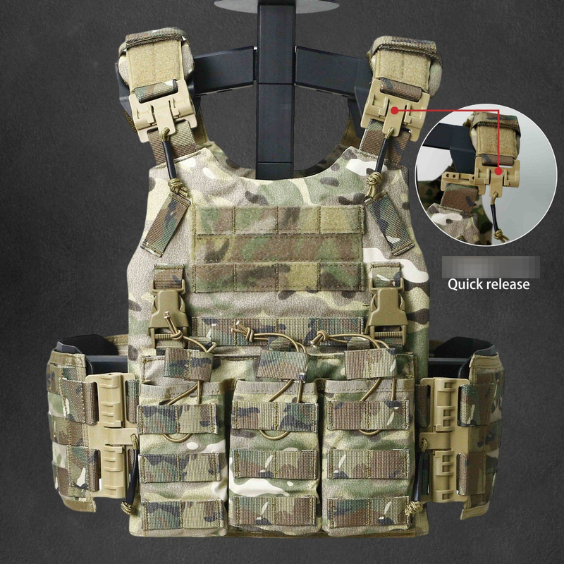 Men's Clothing SOETAC Tactical Vest - Lightweight MOLLE Military Vest For Outdoor Adventures Fashion Trends Hot-selling_voghion.com