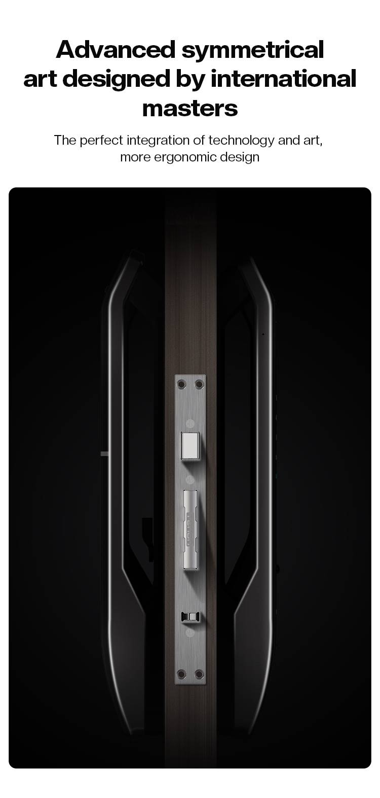 3D Face Fingerprint Recognition Residential Door Locks Tenon A6 Pro_voghion.com