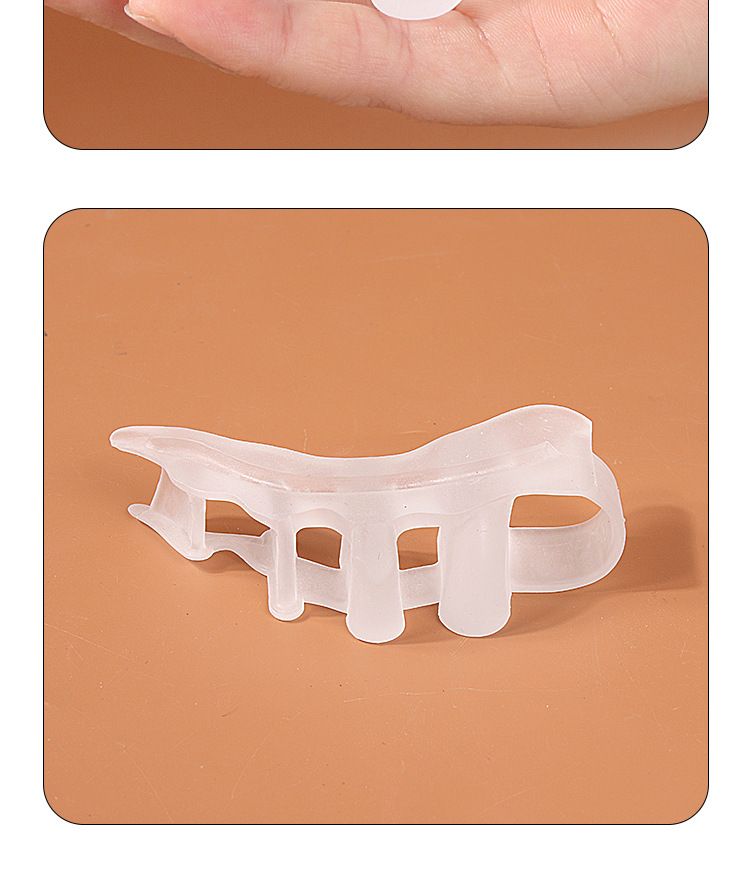 Soft Silicone Toe Separators For Overlapping Toes, Bunion Relief & Foot Pain - Breathable & Comfortable Toe Spacers For Men & Women_voghion.com