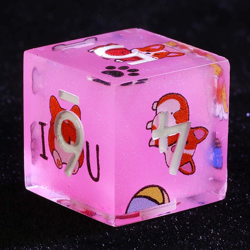 Luminous 9 Polyhedral Sets Of Dice D&D Corgi Chaos For Dungeons Dragons RPG_voghion.com