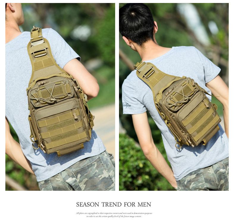 Luya Bag 2018 Nou Rucsac Tactic Camuflaj Geantă de Exterior pentru Bărbați Geantă de Piept Multifuncțională Umăr Crossbody Geantă cu Trei Scopuri_voghion.com