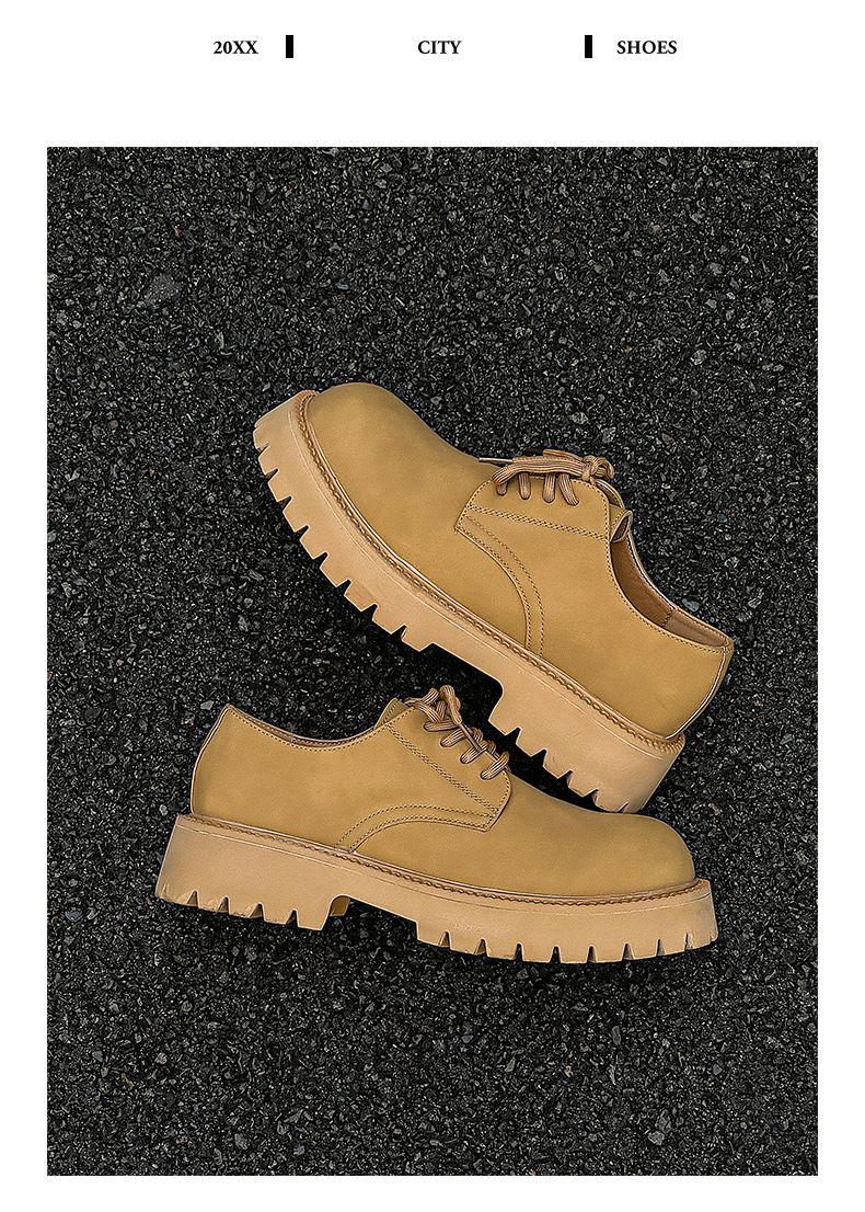 Scarpe Derby da uomo Buffny - Oxford formali traspiranti con suola spessa e rialzo in altezza - Scarpe in pelle marrone per matrimonio e ufficio_voghion.com