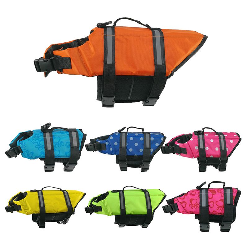 Dogs, Reflective With Improved Buoyancy, Adjustable Handle, For Puppies, Summer Swimming Life Jacket By PawParty Store_voghion.com