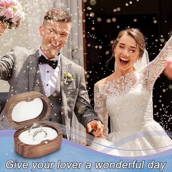 Vorschlag gravierte Holzring Lager Hochzeit Zeremonie Foto Requisiten geheime ultradünne unsichtbare Box_voghion.com