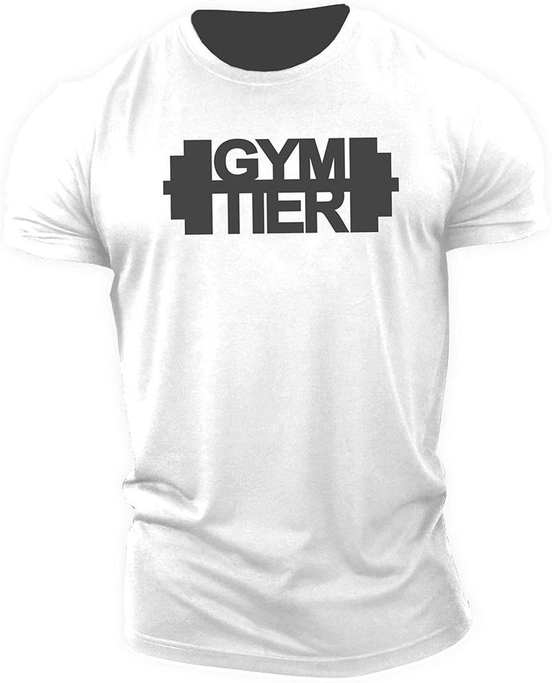 T-shirt de sport décontracté et respirant pour homme, style fitness et tendance_voghion.com